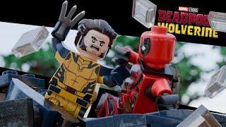 Deadpool & Wolverine Car Fight Scene but in LEGO | Blender 3D Animation | 4K