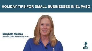 BBB Tips: Holiday Tips for Small Businesses in El Paso