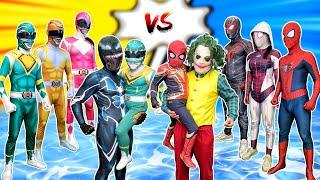 Spider-Man: Into The Spider-Verse (2025)#328 || KID SPIDER MAN With Dad Rescue KID Power Ranger