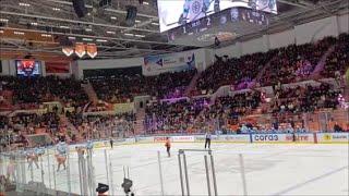 Watching a hockey game in Khabarovsk, Russia - Dec 30, 2024