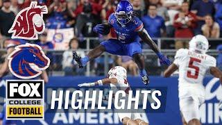 Washington State Cougars vs. No. 25 Boise State Broncos Highlights | FOX College Football