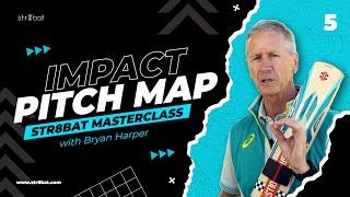 Bryan Harper Masterclass on Impact Pitch Map | str8bat Cricket Bat Sensor