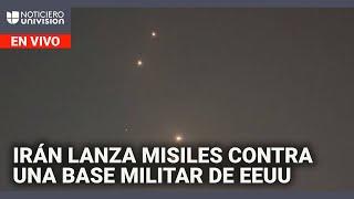 Irán lanza misiles contra una base militar de EEUU en Catar: lo que se sabe