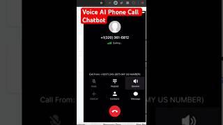 Voice AI Phone Call Chatbot Using OpenAI ChatGPT #voiceai #chatbotmarketing