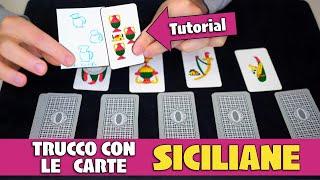 il TRUCCO dei MAZZETTI con carte da SCOPA! Tutorial MAGIA con carte NAPOLETANE o SICILIANE!