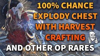 100% Chance To Craft Explody Chest + Mirror Tier Item Crafting Guide - Path of Exile 3.11 Harvest