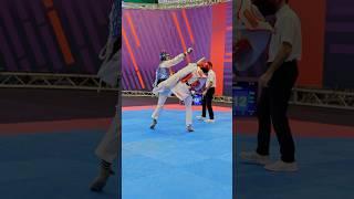 The spin was nice. The timing was better. ⌚️ #taekwondo #martialarts #sports #shorts #itatkd