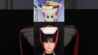 Shin-chan’s Japanese hot pot in Real Life! #animefood