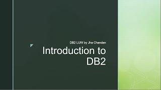 Introduction to DB2 (LUW)