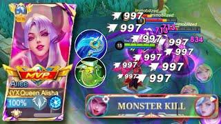 ALICE UNLIMITED TRUE DAMAGE & HEAL REGEN BUILD 2024!! (must try)| MLBB