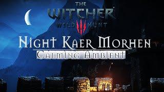 Nighty Kaer Morhen - Moon Night | The Witcher 3 - Relaxing Music & Ambience