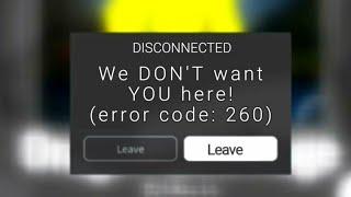 Roblox - Error code 260