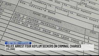 Police arrest four asylum seekers on criminal charges