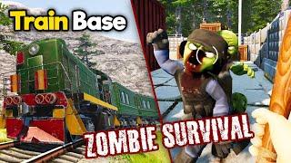 TRAIN BASE SURVIVAL in the ZOMBIE APOCALYPSE | Zompiercer | Early Access | First Look | Gameplay