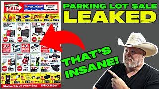 Harbor Freight March Parking Lot Sale Leaked!