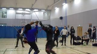 Glasgow HEMA Open 2018: Longsword Competition Finals - Mark Wilkie vs James Dougherty