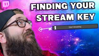 How to Find & Add Stream Key on Twitch | OBS Studio |  2021