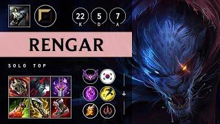 Rengar Top vs Aurora: Triple Kill, Godlike - KR Master Patch 14.19