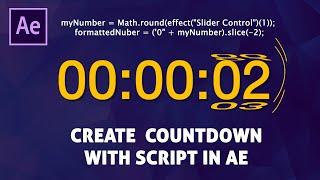 How to Create Countdown Animation In After Effect | Timer Animation