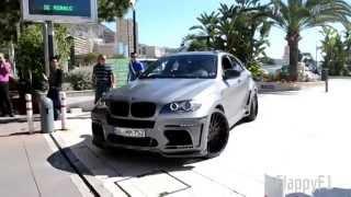 Hamann BMW X6M Tycoon EVO M LOUD!! FULL REVS!! In Monaco!!