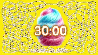 30 Minute Cotton Candy Bomb  Timer