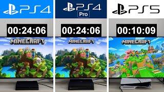 MINECRAFT | PS5 vs PS4 Pro vs PS4