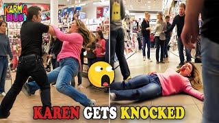 Karen ACTUALLY Messes With The WRONG GUY.. (INSTANT KARMA) | Aggressive Karens Got INSTANT KARMA #5