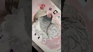 Painting my chickens part 1