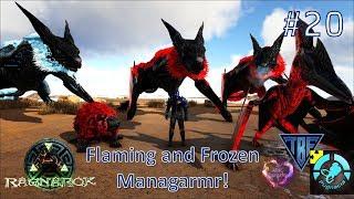 Pugnacia Parados Ragnarok #20 Flaming and Frozen Managarmr!  Ark Survival Evolved Modded