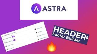 WordPress Astra Theme Header and Footer Builder