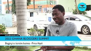 Blogging is a lucrative business - Prince Akpah