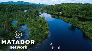 A float plane ride over Long Lake, NY