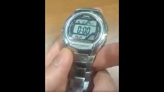 как отключить будильник и ежечасный сигнал на часах касио Casio инструкция