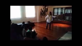 Narradora Ángela Zignago en la Casa de la Literatura
