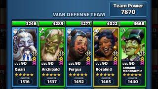 Empires Puzzles : War equalizer hits against meta teams