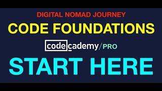 CODE FOUNDATIONS | Introduction to Code Foundations | Digital NOMAD Journey