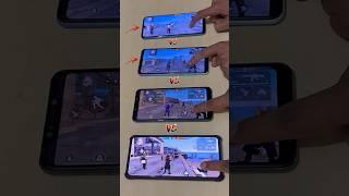 Galaxy Z Fold 6  vs iPhone 15 vs POCO X6 PRO vs 8GB RAM - FREEFIRE SPEED TEST #freefire #shorts