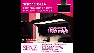 [SENZ] How to operate SENSILLA L Shape Design Heat Pro intelClean Cooker Hood