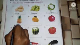 Class 1, Subject G K, Ch Fruits and Vegetables