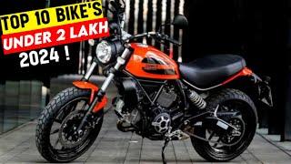 Top 10 Best Bikes Under 2 Lakh On-Road Price In India| Under 2 Lakh Best Bikes launch|2024 Best Bike