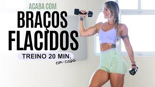 Treino para Acabar com Flacidez nos Braços -  20 min. em casa