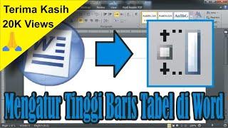 【Tutorial】 Cara Mengatur Tinggi Baris Tabel di Microsoft Office Word • Simple News Video