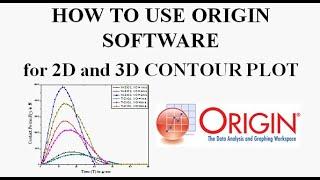 How to use Origin software for 2D and 3D contour plot