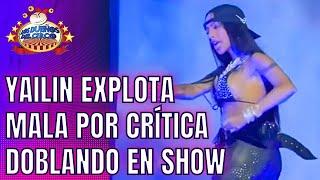 YAILIN EXPLOTA MALA POR CRÍTICA, DOBLANDO EN SHOW DE RAPERO EN USA 