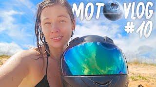 MOTOVLOG - Ride To The Beachfront Cafe & more (A1A Route)