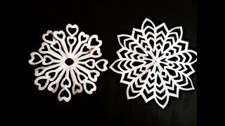 How to make simple & easy paper cutting flower designs/ paper flower/DIY Tutorial by step by step.