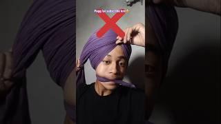 right way to tie larh#trending#turban#shortvideo#shorts