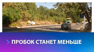 На улице Чапаева обустроили новую переходно скоростную полосу в Ставрополе