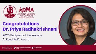 2020 Arizona Medical Association Wallace A. Reed, MD Award