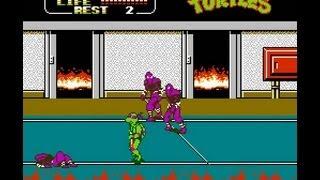 NES Longplay - Teenage Mutant Ninja Turtles II The Arcade Game (a)